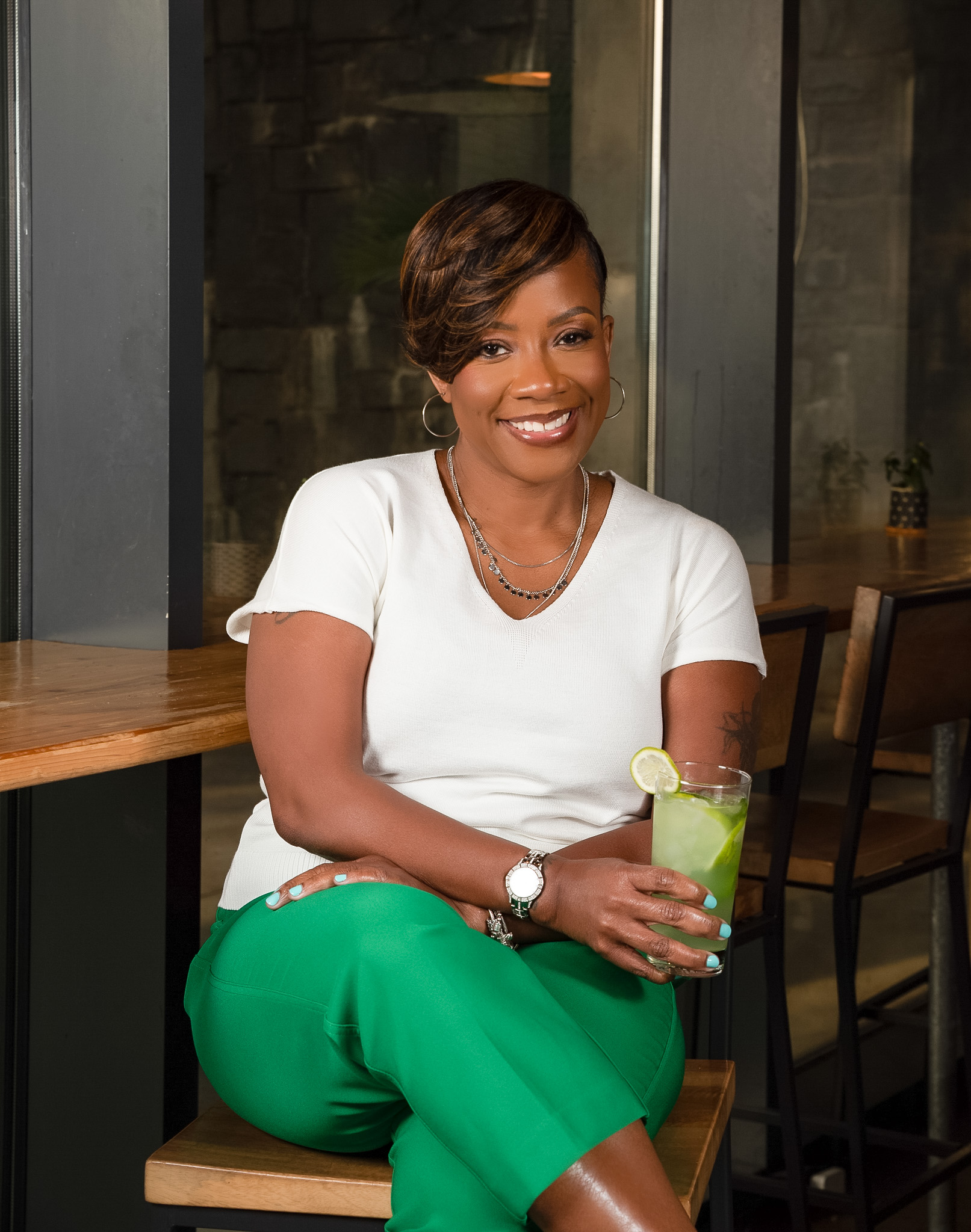 Ivory Burden, founder of Catered Cocktails Mobile Bar